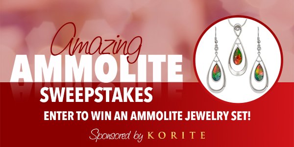 Ammolite Earring & Pendant Set Giveaway!