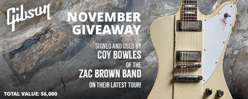 AMS November Giveaway – Win A Gibson Custom Shop Johnny Winter 1964 Firebird V Electric Guitar