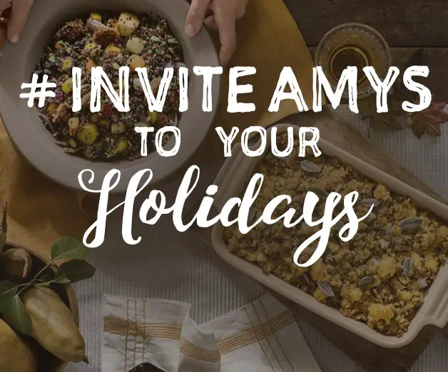 Amys #InviteAmys Holiday Meal Kit Giveaway