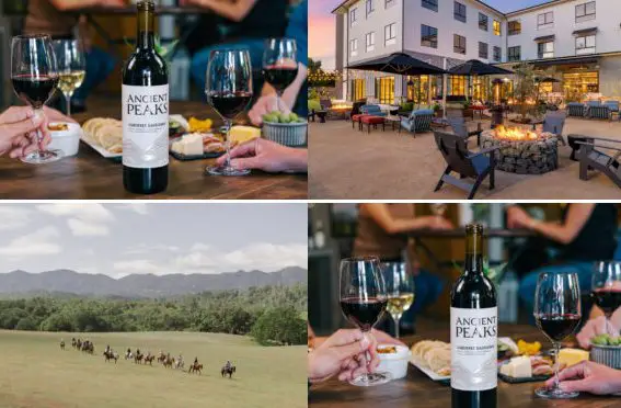 Ancient Peaks Sweepstakes - Win a Trip for 2 to Templeton, CA