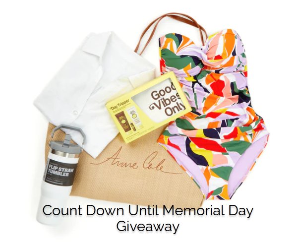 Anne Cole Countdown Until Memorial Day Giveaway - Win A $300 Prize Package (5 Winners)