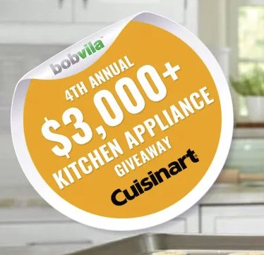 Annual $3,000+ Kitchen Appliance Giveaway