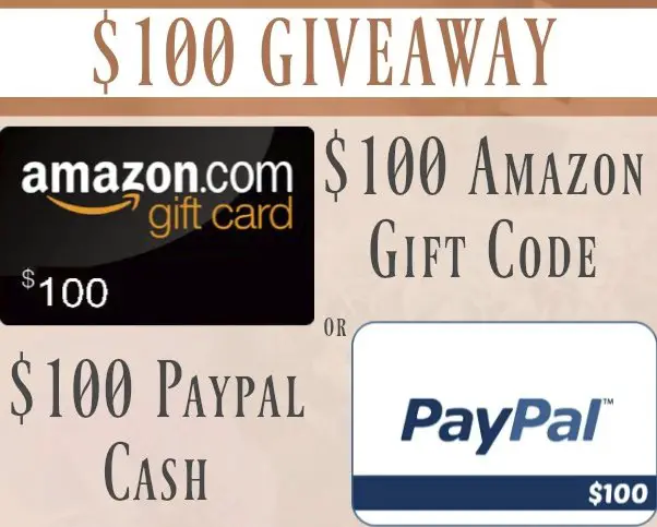 Another $100 Giveaway