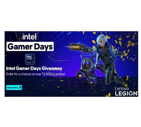antonline 2025 Intel Gamer Days Giveaway - Win a Lenovo Gaming Laptop