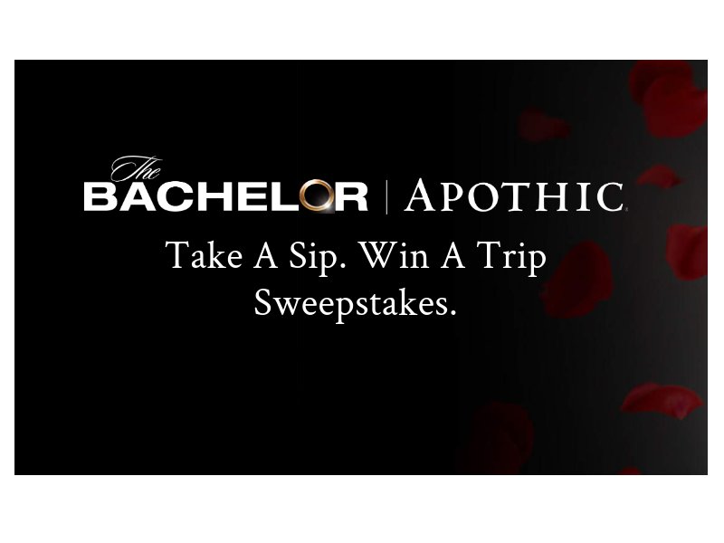 Apothic Take A Sip, Win A Trip Sweepstakes - Win A Dream Trip For 2 Up To $20,000