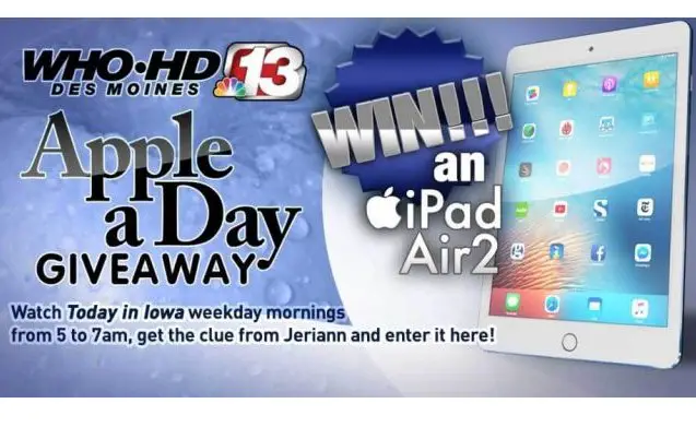 Apple A Day Giveaway 2017