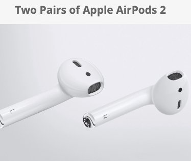 Apple AirPods 2 Giveaway