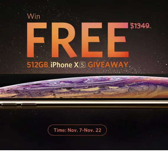 Apple iPhone XS Giveaway