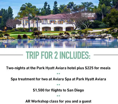 AR Workshop San Diego Ladies Weekend Sweepstakes