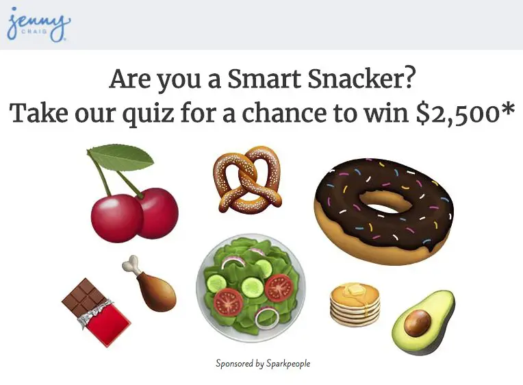 Are You a Smart Snacker? Win Cash