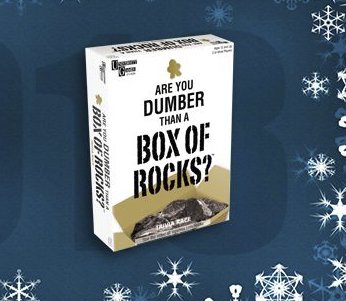 Are You Dumber than a Box of Rocks Game Giveaway