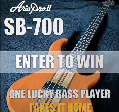 Aria Guitars Aria Pro II SB-700 Giveaway - Win a Bass Guitar