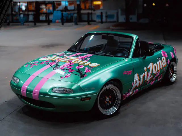 AriZona Beverages Legends Tour Sweepstakes - Win a used 1990 Mazda Miata Roadster