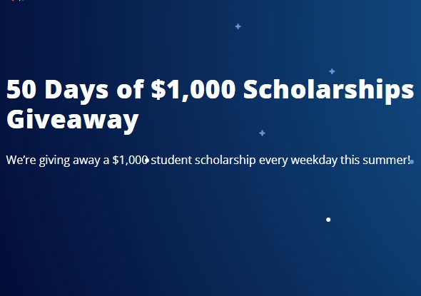 Ascent 50 Days of $1,000 Scholarships Giveaway - Win $1,000