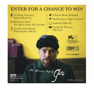 At Eternity's Gate Sweepstakes