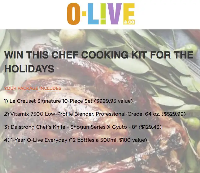 At Home Holiday Chef Sweepstakes