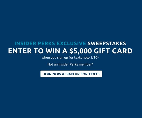 At Home Stores LLC Sign Up to Text Sweepstakes - Win A $5,000 Gift Card