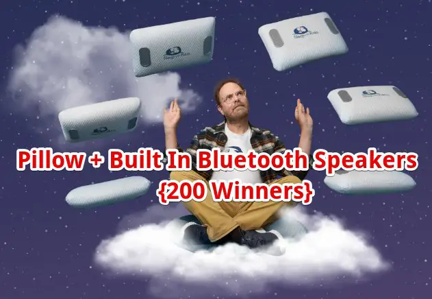 AT&T Dream with Rainn Instant Win Hot Picks - Sleep with Rain Pillow + Built In Bluetooth Speakers; 200 Winners