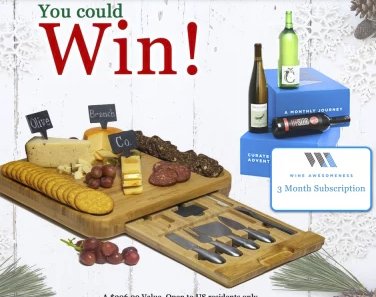 Athena Cheese Board Sweepstakes