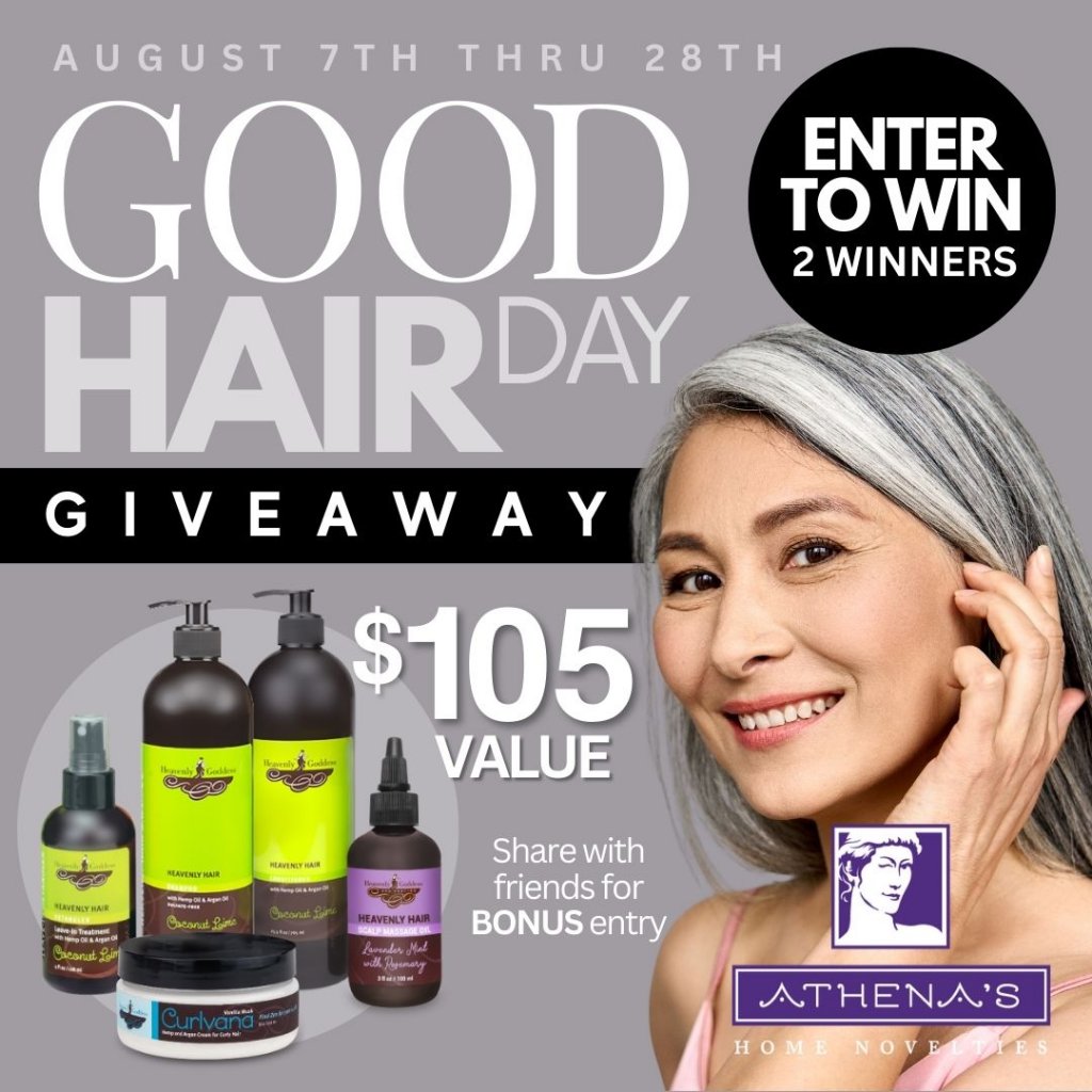Athena's Good Hair Day Giveaway - Win Athena's $105 Prize Packs (2 Winners)