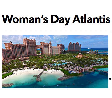 Atlantis Getaway Sweepstakes