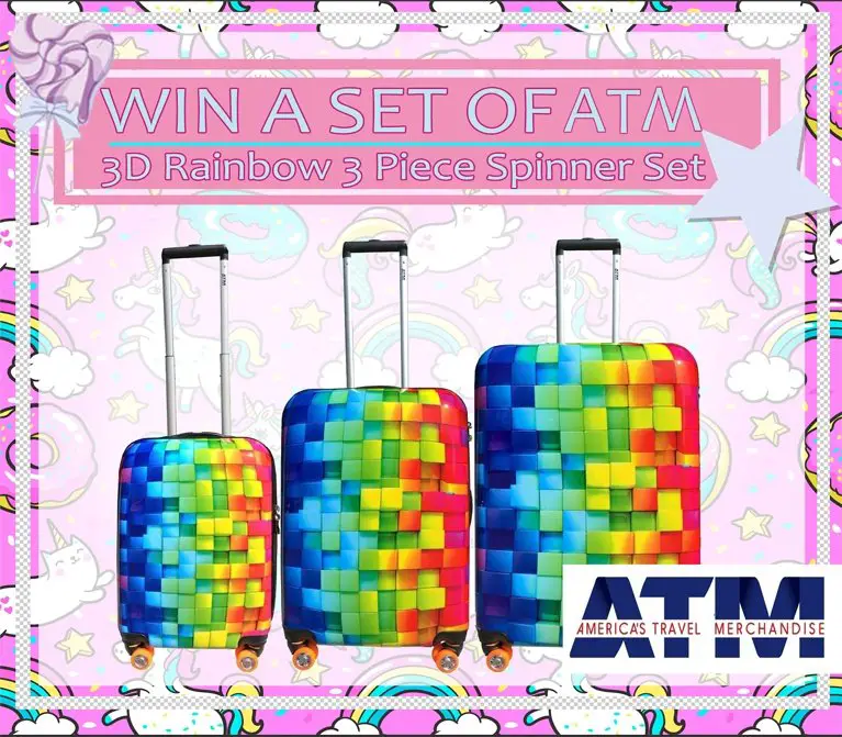 ATM Colorful Luggage Giveaway