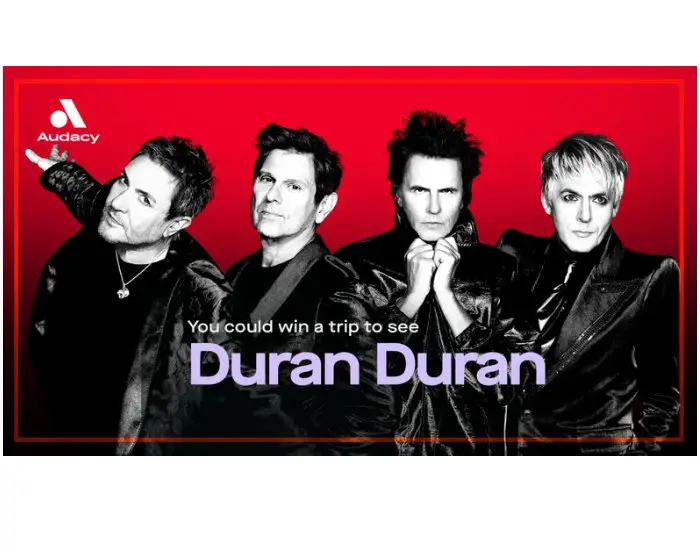 Audacy Duran Duran Flyaway National Contest - Win A Trip For Two To Watch Duran Duran Live