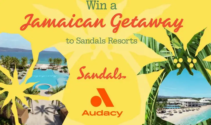 Audacy Sandals National Flyaway - Win A Caribbean Vacation For 2