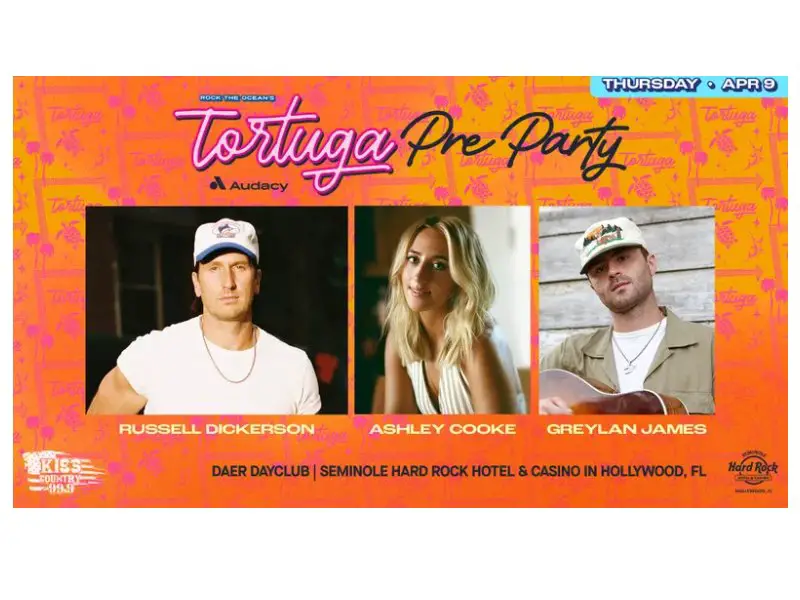 Audacy Tortuga Pre-Party 2026 - Win A Trip For Two To Tortuga Music Festival & More