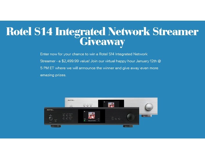 Audio Advice Giveaway - Win a Rotel S14 Integrated Network Streamer