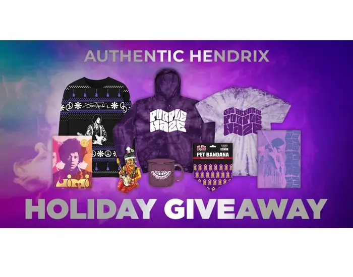 Authentic Hendrix Holiday Giveaway - Win a Book, Official Merchandise and More