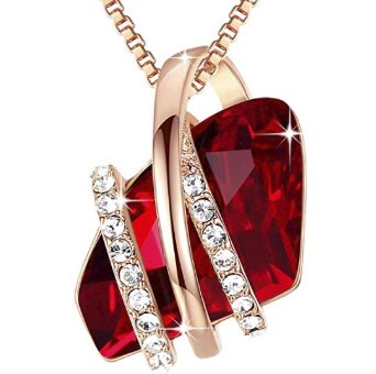 Authentic Swarovski Elements Crystal Ruby Red Necklace Giveaway