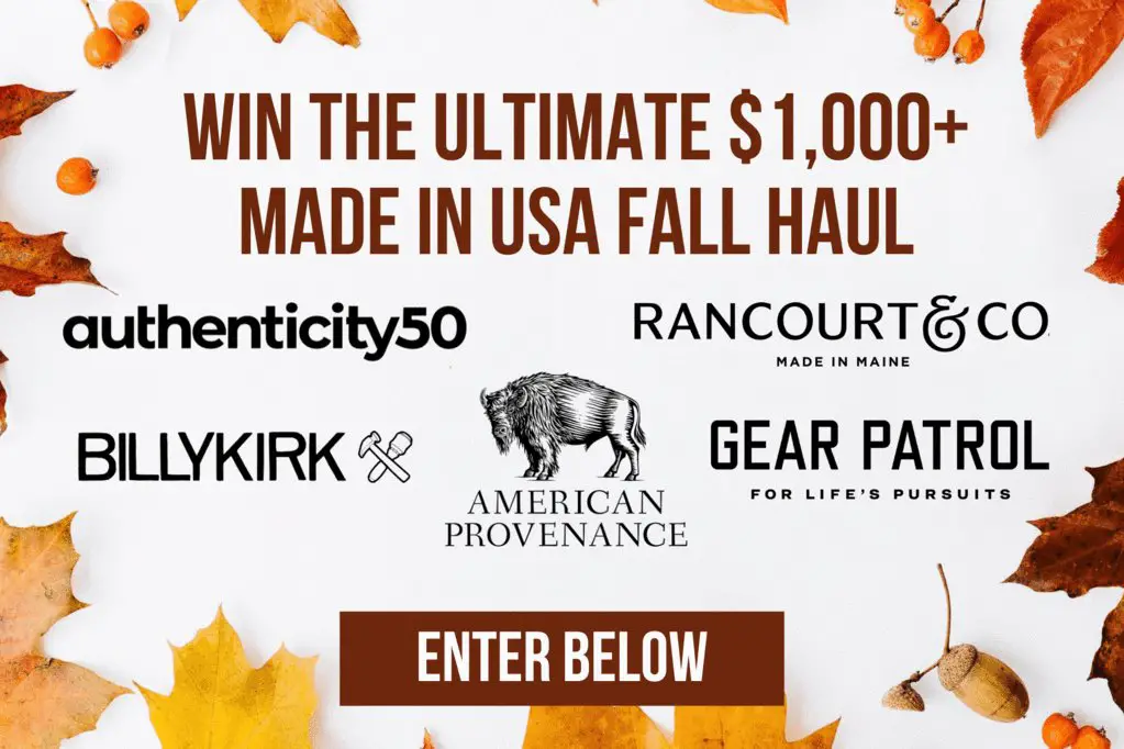 Authenticity50's Win The Ultimate $1,000+ Made In USA Fall Haul Giveaway