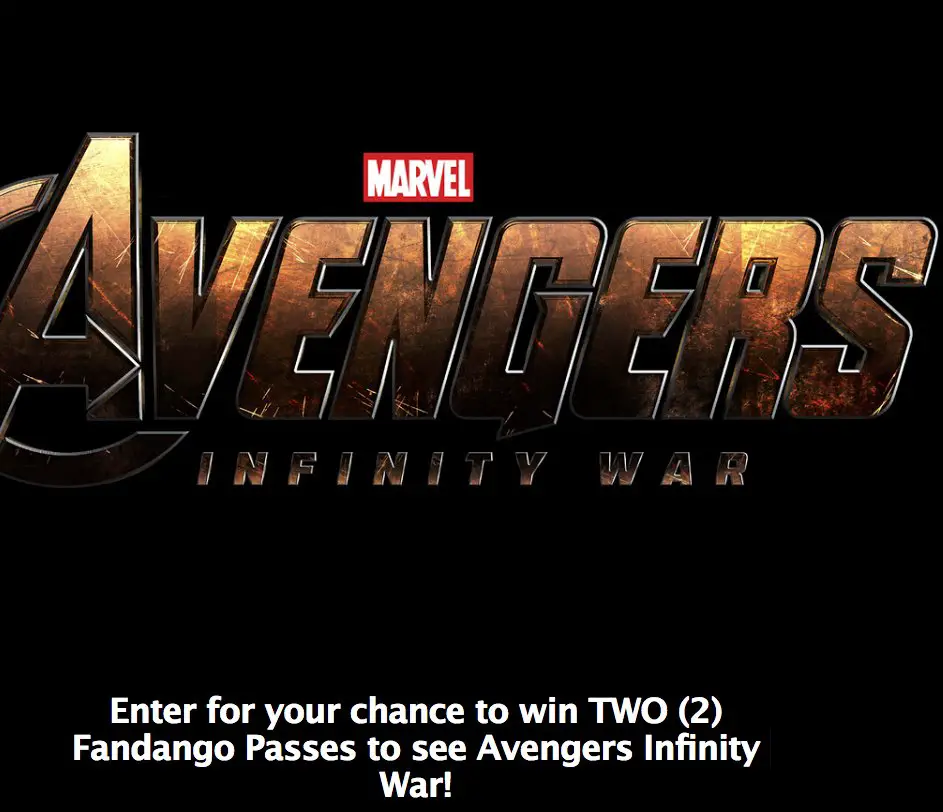 Avengers Infinity War Giveaway
