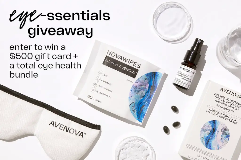 Avenova Eye Essentials Giveaway - Win 1 Avenova Total Eye Health Bundle + $500 Visa Gift Card