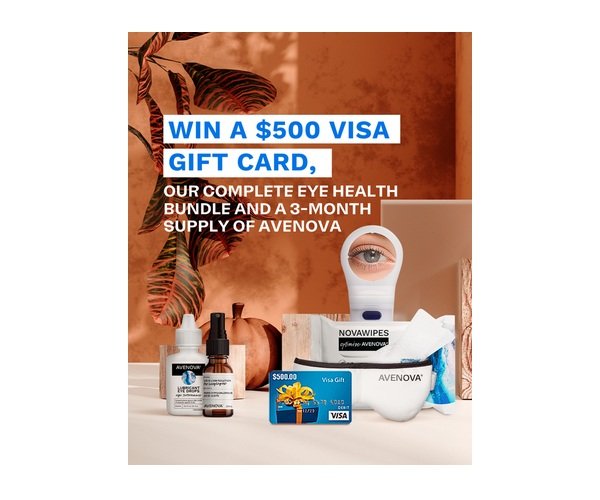 Avenova Fall for Your Eyes Sweepstakes - Win a Prepaid Gift Card, Eye Care Package and More