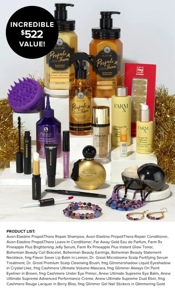 Avon Glitz and Glam Sweepstakes - Win $522 Worth Of Beauty Products
