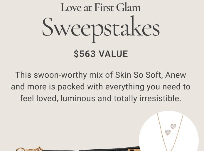 Avon Love At First Glam Sweepstakes - Win a $563 Beauty Prize Pack