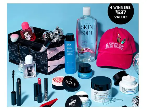 Avon New Year Kickoff Sweepstakes - Win A $537 Makeup Prize Pack {4 Winners}
