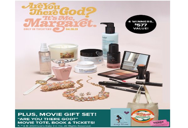 Avon Only The Best For Mom Sweepstakes - Win A $577 Beauty + Movie Gift Set Bundle (4 Winners)