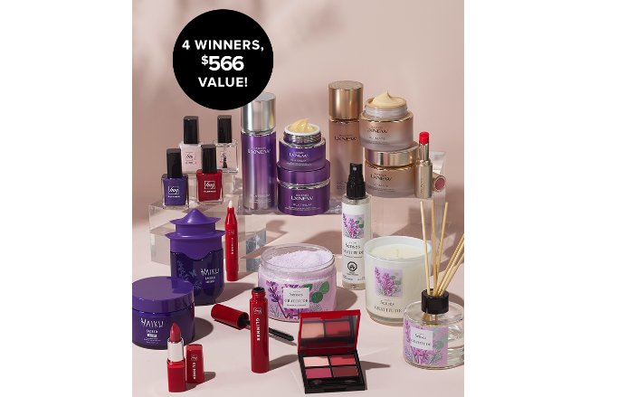 Avon Stunning Spring Sweepstakes - Win A $566 Collection Of Beauty & Health Products (4 Winners)