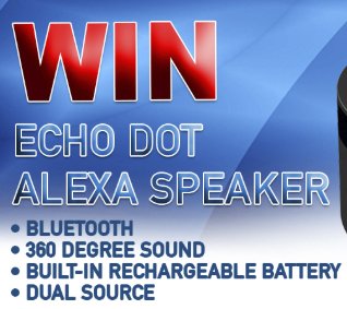 AVX Echo Dot Bluetooth Portable Speaker Giveaway