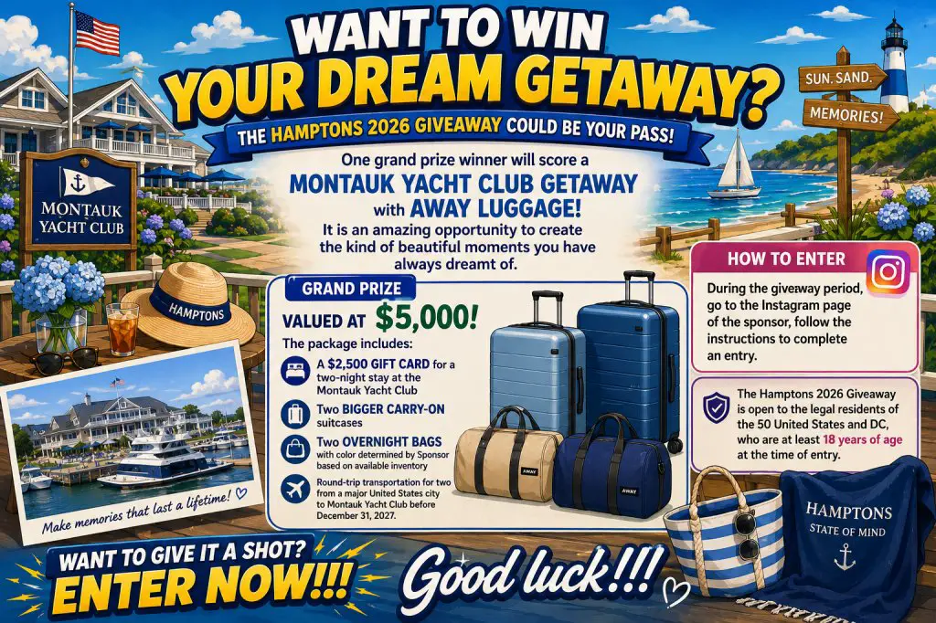 Away x Fora Hamptons Giveaway – Win A Montauk Yacht Club Getaway