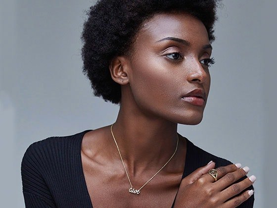 AWE Jewelry Diamond Signet Ring and a Cursive Necklace Sweepstakes
