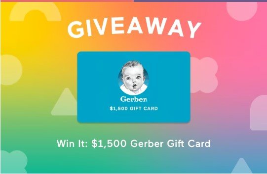 Babylist $1,500 Gerber Gift Card Sweepstakes – Win $1,500 Gerber Gift Card
