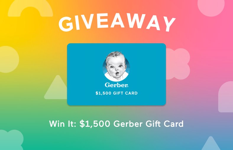 Babylist Gerber Giveaway - Win A $1,500 Gerber Gift Card