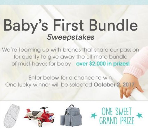 Baby's First Bundle Sweepstakes