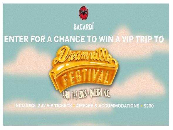 Bacardi Dreamville Festival Giveaway - Win A VIP Trip For 2 To The Dreamville Music Festival In Raleigh, NC