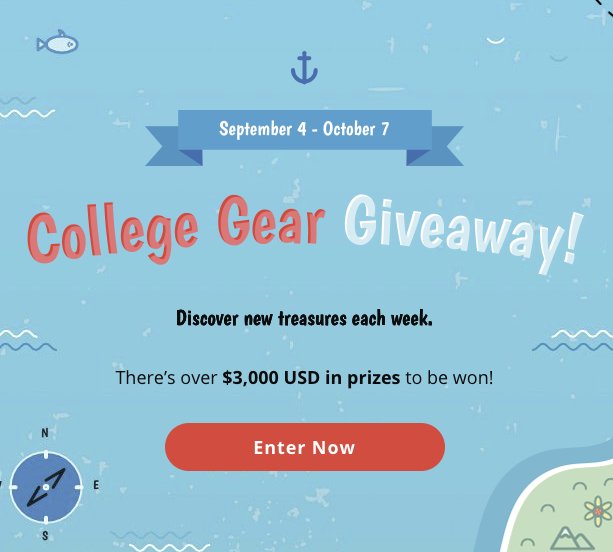 Back to College Gear Giveaway
