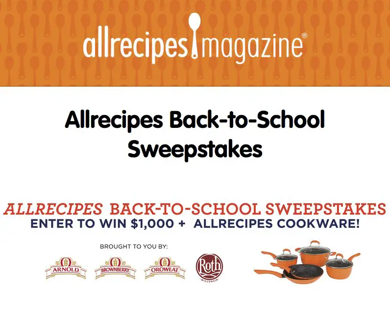 Back To School Check Sweepstakes